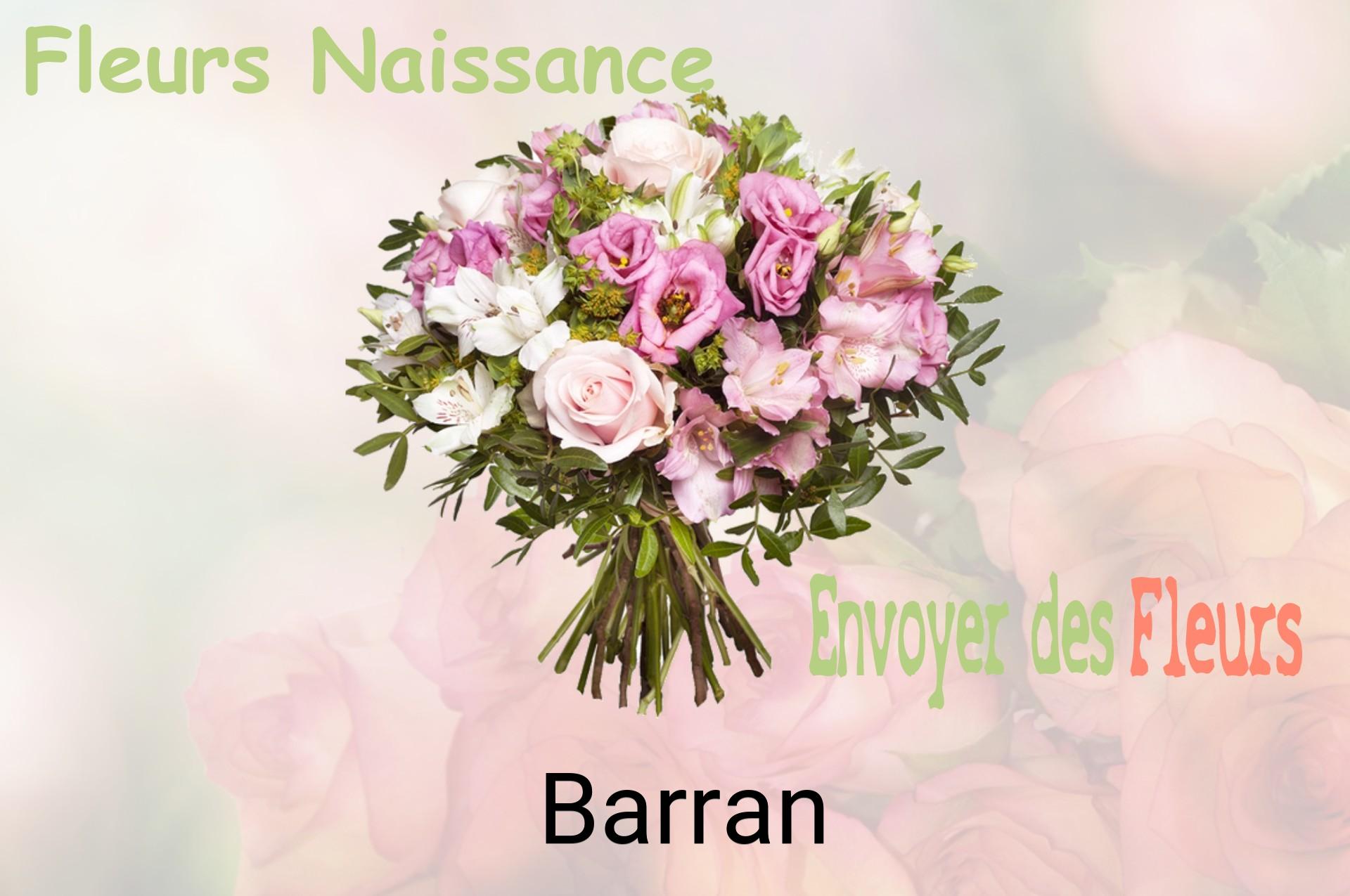 Bouquet de fleurs de naissance livré à Barran